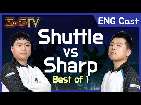 [ENG] Shuttle vs Sharp on Shakuras Temple (PvT) - Starcraft Remastered (StarCastTV English)