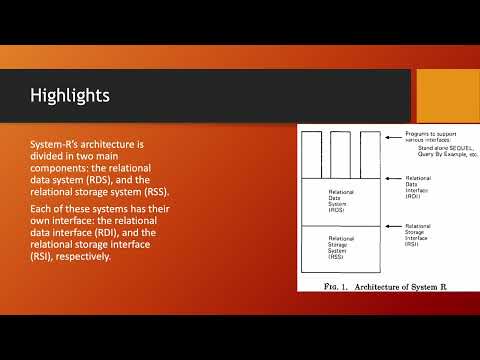 P149 | System-R: Relational Approach To Database Management