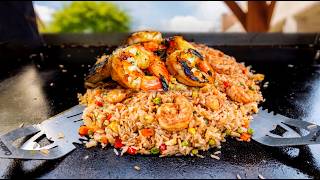 Shrimp & Crab Fried Rice Done Right | Hibachi Style at Home