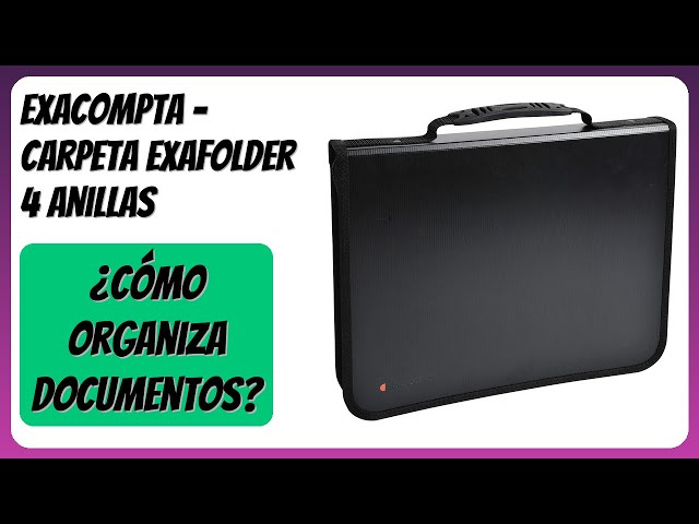 Vídeo relacionado con Exacompta, 51099E, Carpeta con anillas, para Fichas Bristol, tamaño de archivo: 125x200 y 148x210 mm, 2 Anillas 25mm Polipropileno transparente, Color aleatorio