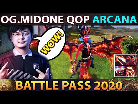 OG.MidOne First Time EPIC NEW Queen of Pain Arcana Eminence of Ristul Dota 2