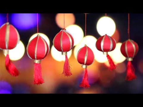 DIY Diwali Decorations | Chinese Paper Lantern | Little Crafties Video