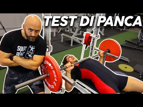 TESTO MATTIA MARTORELLI nella PANCA PIANA - Quanto è Forte?