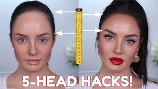 Big Forehead Beauty Hacks! 10 Tips & Tricks to