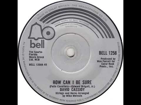 UK New Entry 1972 (174) David Cassidy - How Can I Be Sure