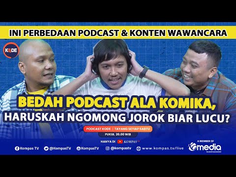 Ngelawak Blue Jokes Tipis Bareng Komika Kukuh, Kicuy dan Putra| PODCAST KODE
