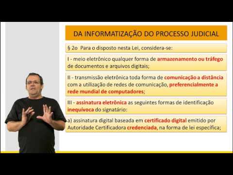 Lei 11.419 para TJMG 2017 - Informatização Processo Judicial - Aula 01 - Mentor Concursos