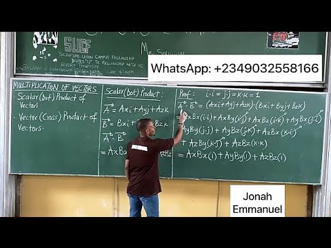 Dot Product of Vectors (Formula Derivation and solutions) | Vectors #dotproduct #vectors #vector