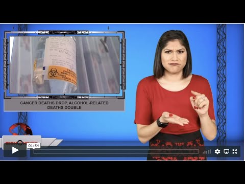 Cancer deaths drop, alcohol-related deaths double