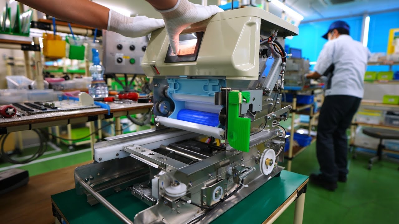 世界中で活躍する海苔巻きロボットを作る職人技！寿司ロボットが作られるプロセス　鈴茂器工株式会社　ASMR　職人技