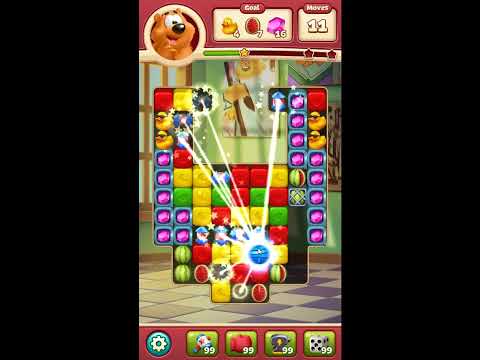 Toon Blast Level 7449 - NO BOOSTERS 🐻🐺🐱 | SKILLGAMING ✔️