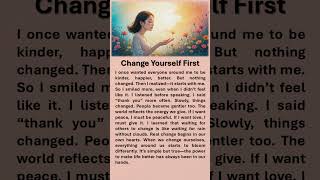 Change Yourself First “Start Today, Do Confidently Tomorrow!”  #boostyourconfidence #affirmations