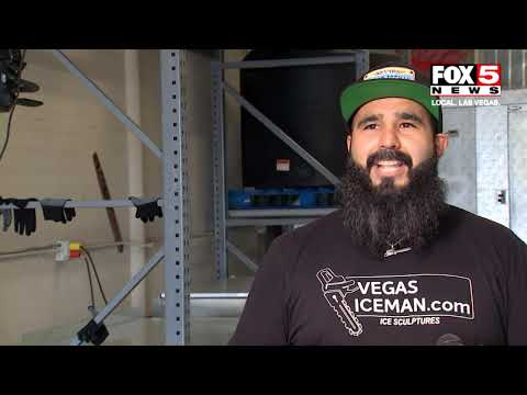 Las Vegas ice sculpting company pivots amid pandemic