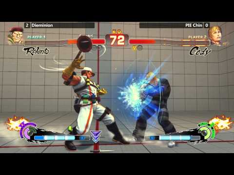 USF4 @ Last Man Standing 3 - Dieminion (Rolento) vs PIE Chin (Cody) [720p/60fps]