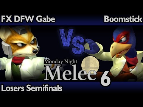 MNM6 Melee - FX DFW Gabe (Fox) vs Boomstick (Falco) - Losers Semifinals