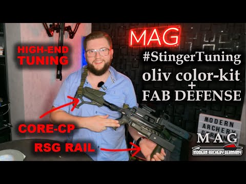 #StingerProTuning - optisches Tuning Teil 2: OLIV - FAB DEFENSE RSG Griff mit Rail & CORE CP Schaft