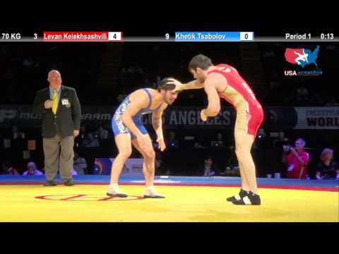 70 KG Khetik Tsabolov Russia vs  Levan Kelekhsashvili Georgia