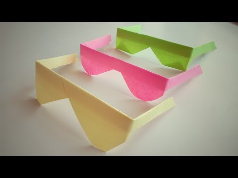 How To Fold Your Own Origami Sunglasses