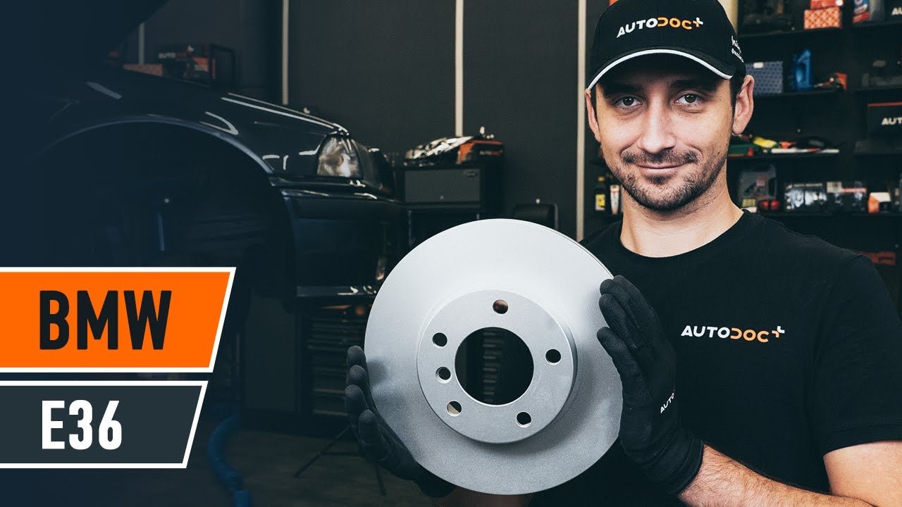 Byta bromsskivor bak på BMW E36 – utbytesguide