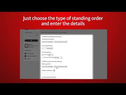 Santander Online Banking Standing Order Problem