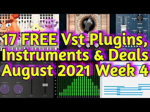 17 Best New FREE VST PLUGINS, Vst Instruments, SAMPLE PACKS & Huge Deals - AUGUST 2021 Week 4
