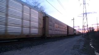 preview picture of video 'Easter Train-watching in Windsor, ON. With Foreign Power!'