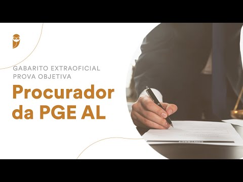 Gabarito Extraoficial - Procurador da PGE AL - Prova Objetiva