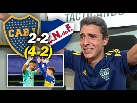 BOCA JUNIORS 2 (4) - NACIONAL 2 (2) - REACCION PICANTE Hincha de Boca - Copa Libertadores - Toto