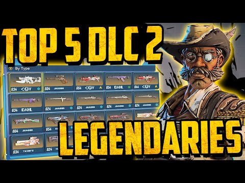 TOP 5 BEST - "GUNS, LOVE & TENTACLES" DLC2 Legendary Weapons - Borderlands 3