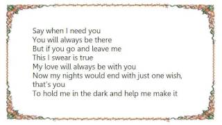 Lea Salonga - Say That You Love Me Lyrics