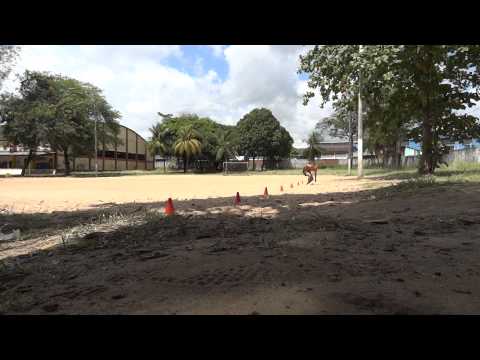 Treino Colando o umbigo nas costas 3