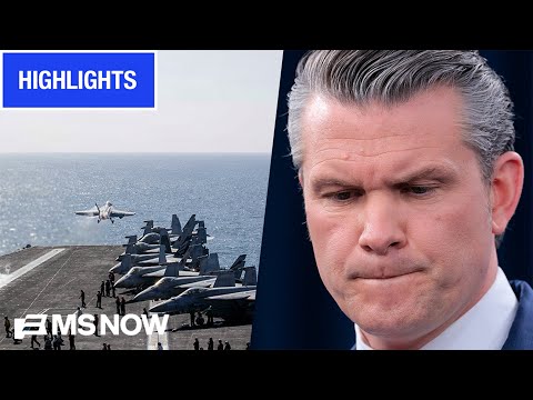 Hegseth tried to 'COVER UP' real reason for USS Lincoln supply shortages | MS NOW HIGHLIGHTS
