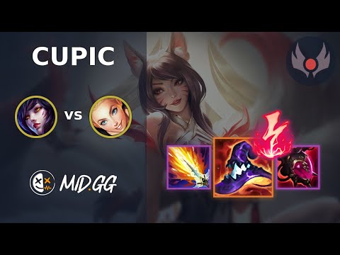 MID.GG: [ Cupic ] Ahri BOT vs Lux | NA GRANDMASTER | LOL Season 2025