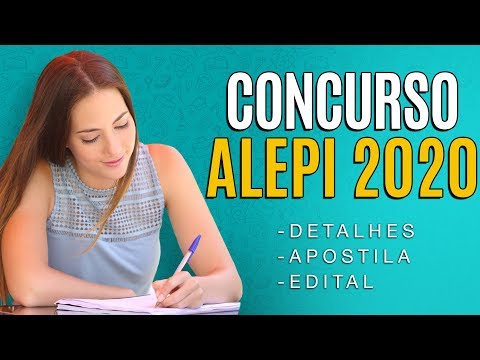 Concurso ALEPI 2020 - Edital, Inscrição e Apostilas para Assembleia Legislativa