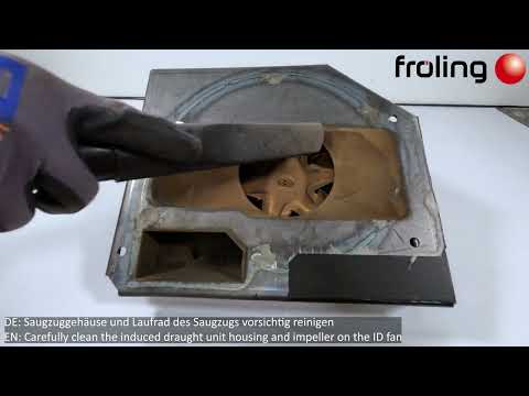 Fröling PE1 Pellet - Reinigung