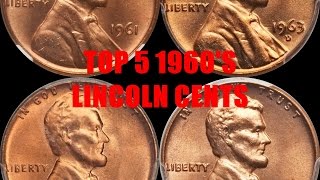 TOP 5 1960&#39;S LINCOLN CENTS YOU SHOULD LOOK FOR IN CHANGE - High Grade Coins Sell for Over $13,000!
