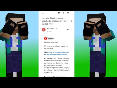 CRAZY! My Minecraft Video Got Copyright Strike!