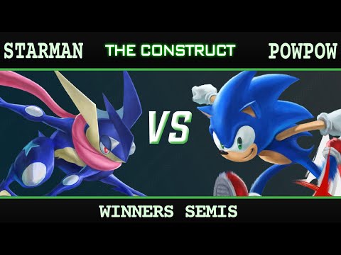 Starman (Greninja) vs PowPow (Sonic) - Construct 176 Winners Semis