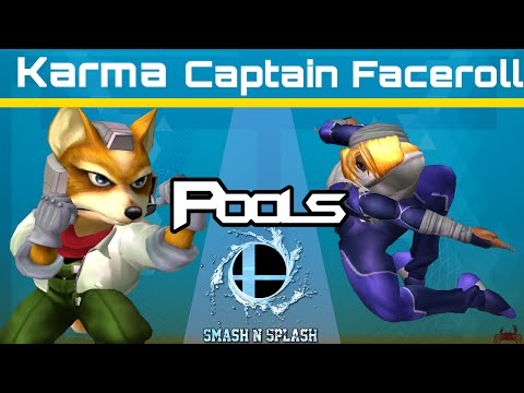 SNS - Karma (Fox) vs Captain Faceroll (Sheik) - Melee Pools