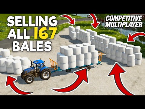 SELLING 167 SILAGE BALES...YOU'VE GOT TO SEE THIS! | Rennebu Farming Simulator 22 | Episode 28