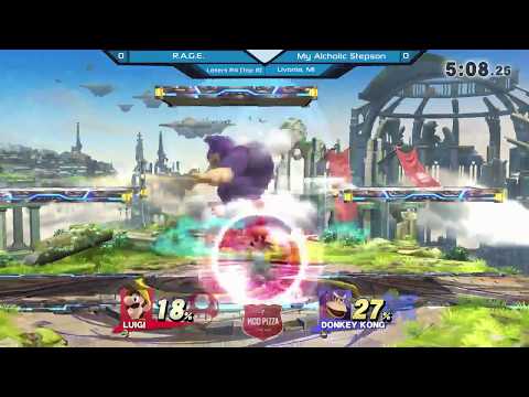 Smash Replay #8: R.A.G.E. (Luigi) vs My Alcholic Stepson (DK/Yoshi)
