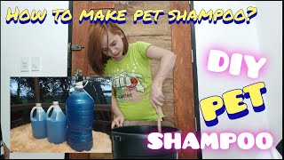 HOW TO MAKE MADRE DE CACAO SHAMPOO FOR OUR PETS | PAANO GUMAWA NG PET SHAMPOO [ TAGALOG TUTORIAL ]
