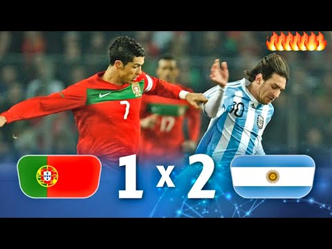 Portugal 1 x 2 Argentina (Cristiano Ronaldo x Messi) ● Amistoso 2011 Resumen y Goles HD