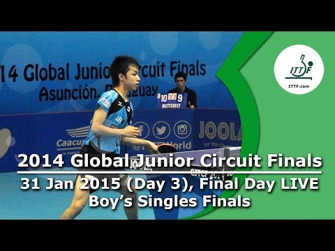 2014 ITTF Global Junior Circuit Finals - Day 3 LIVE, Junior Boys Final