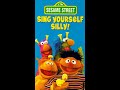 Sesame Songs Home Video Sing Yourself Silly 1999 Print