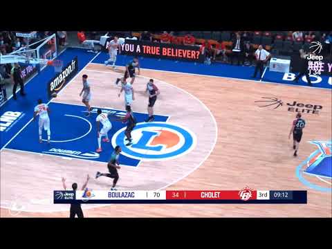 Jeep ELITE J34 : Boulazac | Cholet - 60% à 3 pts