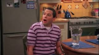 Two and a Half Men - Alan Got Caught Playing Cousteau [HD]