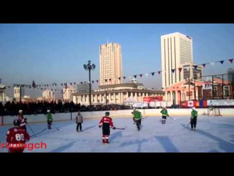 Tuv talbaid Hockeyn temtseen - Hockey in Mongolia 2015