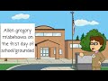 Allen Gregory Misbehaves On The First Day Of School Grounded