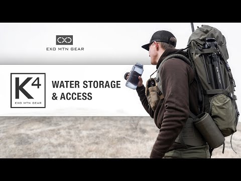 K4 Packs — How To Store & Access Water — Exo Mtn Gear